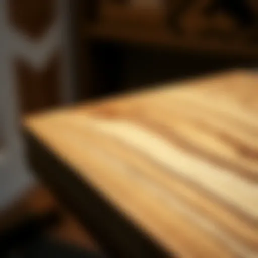 Grain Patterns in 2x4 Oak Close-up of the grain pattern in 2x4 oak lumber showcasing its texture