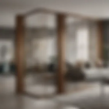 Aesthetic Appeal of Modern Room Dividers Elegant room divider in a modern setting