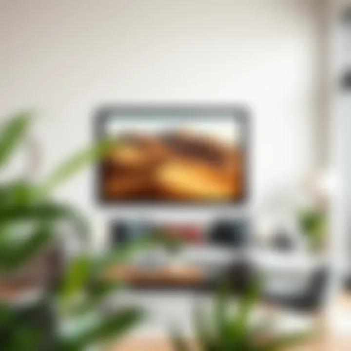 Frame Integration in Contemporary Home Decor Poster frame enhancing a modern home interior