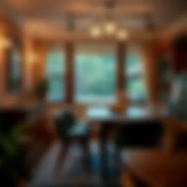 Cozy dining space with bar stools enhancing the décor