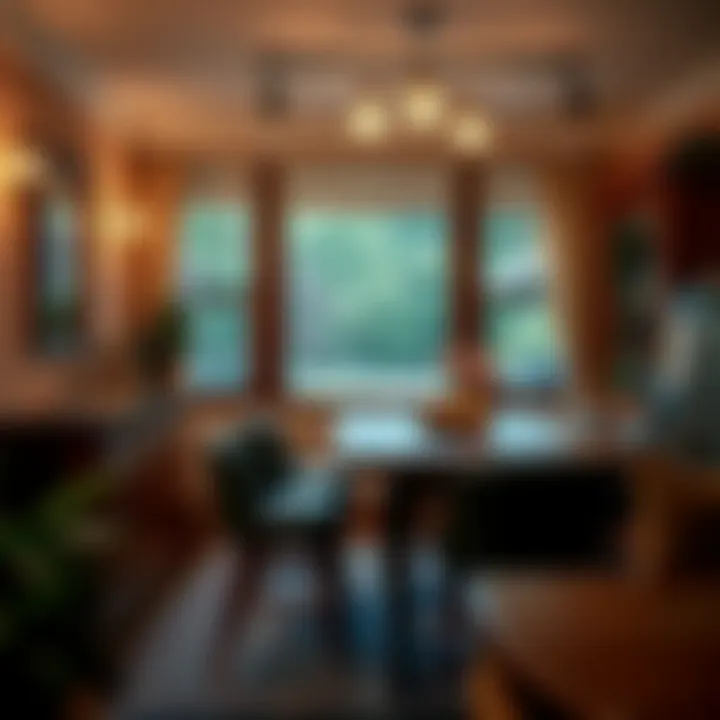 Cozy dining space with bar stools enhancing the décor