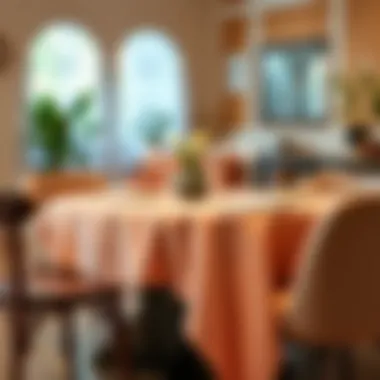 Benefits of Wrinkle-Free Tablecloths Table setting showcasing the benefits of wrinkle-free tablecloths
