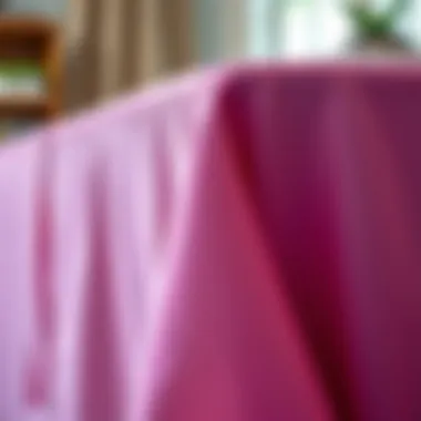 Various types of wrinkle-free tablecloth fabrics