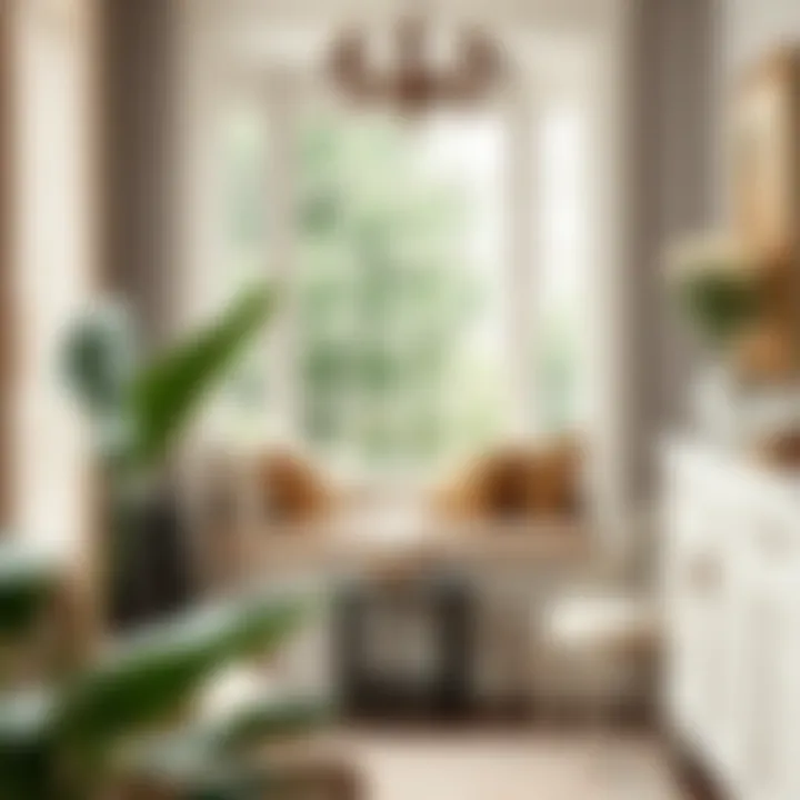 Traditional window seat surrounded by elegant decor