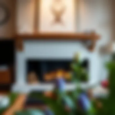 Aesthetic Appeal of Hidden Mantel Brackets in Design Visual representation of a stylish fireplace using hidden mantel brackets to enhance aesthetics