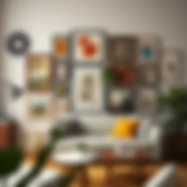 Eclectic Wall Art Collection An eclectic mix of contemporary and traditional wall art showcasing diverse styles