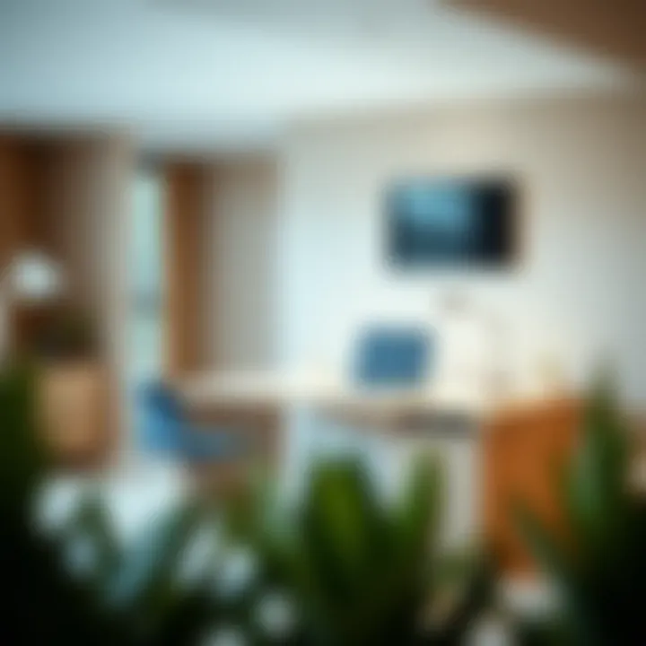 Versatile Design: Light Wood L-Shaped Desk Stylish L-shaped desk made of light wood showcasing its versatility