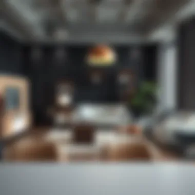 Furniture Selection and Layout Functional furniture arrangement optimizing small office space