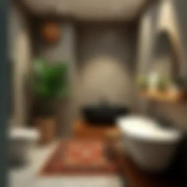 Trendy Design Elements of Modern Boho Bathroom Trendy design elements of modern boho bathroom