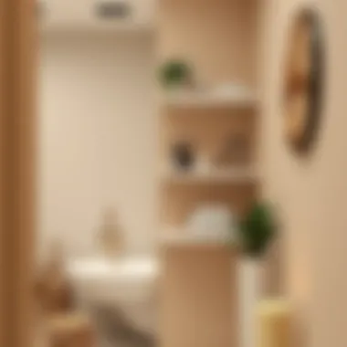 Aesthetic corner shelves maximizing space