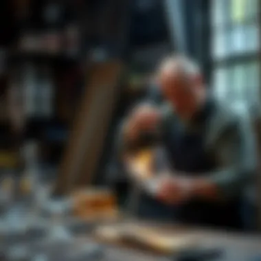 Artisan glassblowing demonstrating craftsmanship