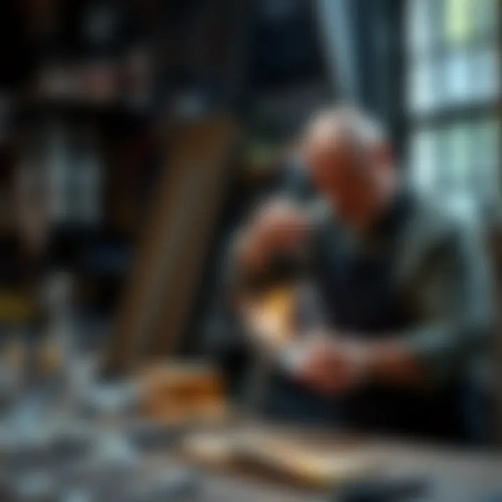 Artisan glassblowing demonstrating craftsmanship