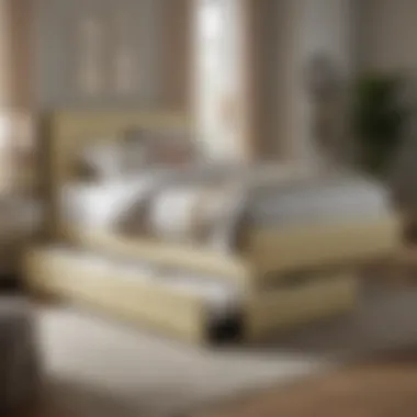 Versatile Styles and Colors of Trundle Beds Versatile roll out pop up trundle bed showcasing different styles and colors