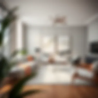 Elegant design showcasing the Safavieh Athens rug in a modern living room