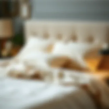 Elegant queen-sized sheets showcased on a full bed, highlighting compatibility.