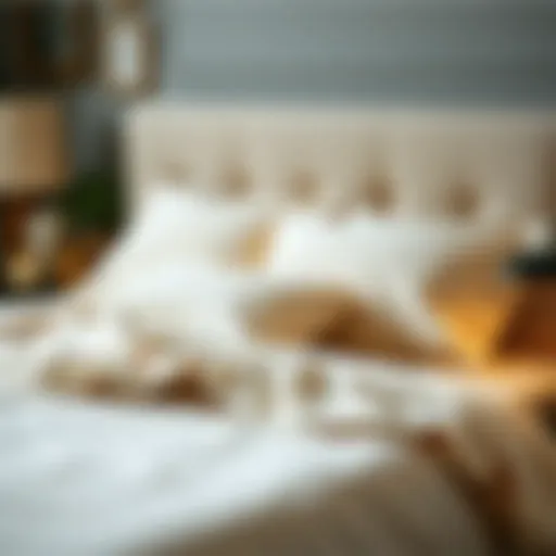 Elegant queen-sized sheets showcased on a full bed, highlighting compatibility.