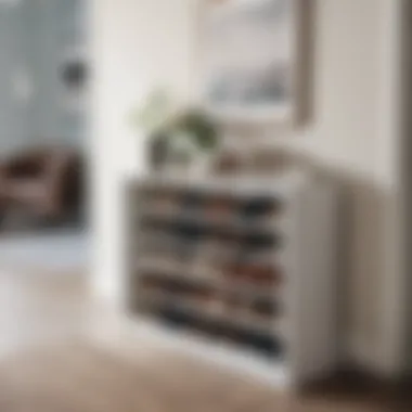Stylish Shoe Storage in Home Decor Stylish shoe storage solution integrated into home decor