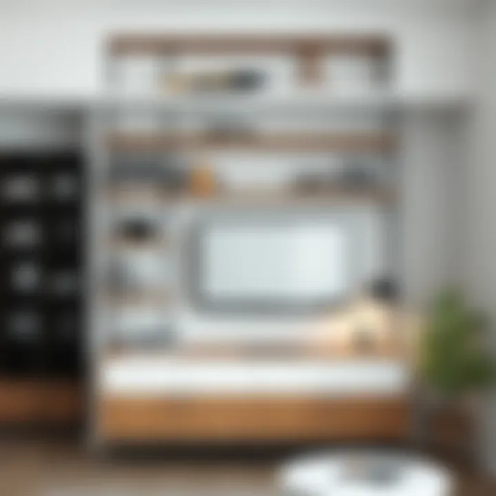 Functional shelving solutions for maximizing space