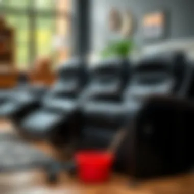 Maintenance tools and care tips for leather recliners