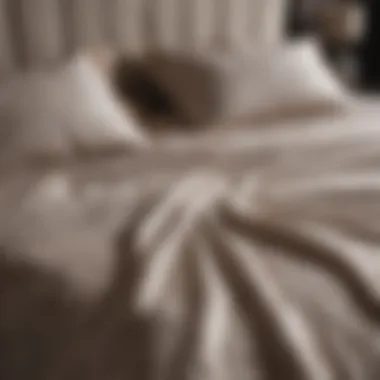 Luxurious Bed Cover with Modern Textures Luxurious bed cover showcasing modern textures