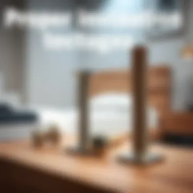 Illustration showing proper installation techniques for bed frame bolts.