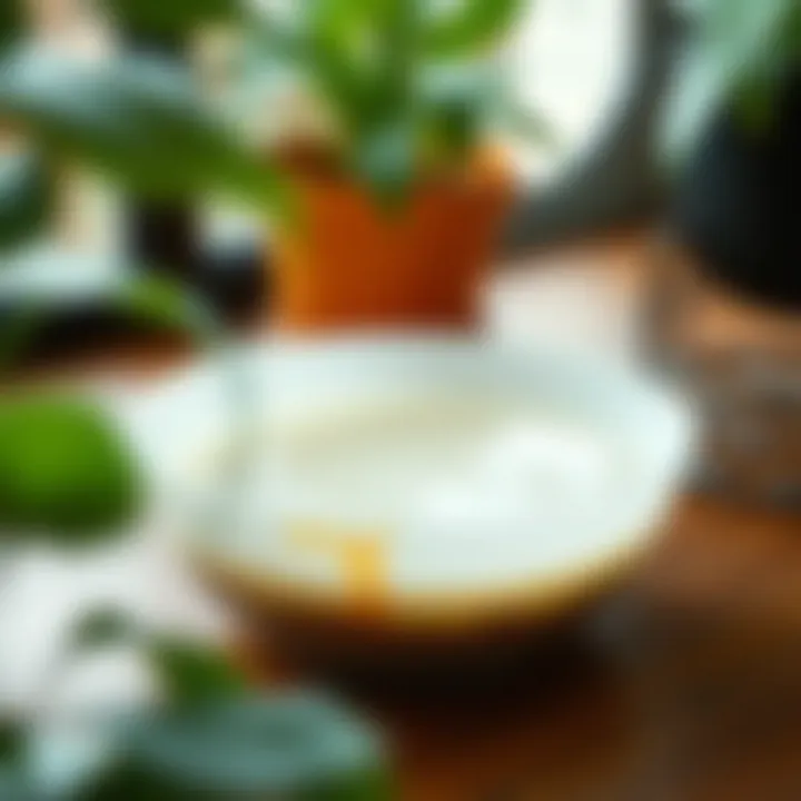 Routine maintenance of flower pot water trays for plant health