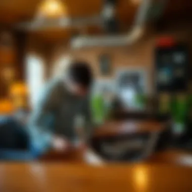 Assessing Quality: Key to Smart Buying A person evaluating the quality of a used table before purchase